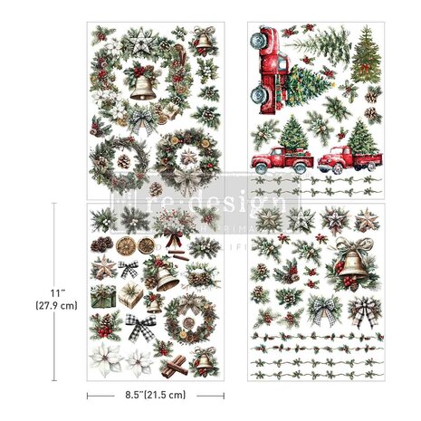 Re-Design with Prima Home For The Holidays 8,5x11 Inch Middy Plus Transfers (4pcs) (683771) Re-Design with Prima Home For The Holidays 8,5x11 Inch Middy Plus Transfers (4pcs) (683771)