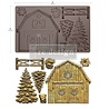 Re-Design with Prima Homestead Holiday 5x8 Inch Decor Moulds (684525)