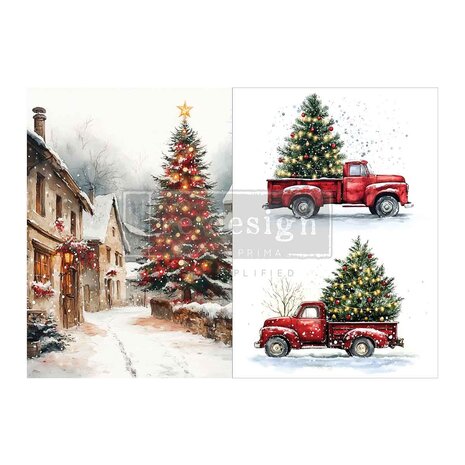Re-Design with Prima Northbound Traditions A4 Decoupage Fiber Pack (2pcs) (684570)