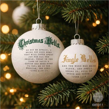 Re-Design with Prima Noel In Script 8,5x11 Inch Middy Plus Transfers (4pcs) (685911)
