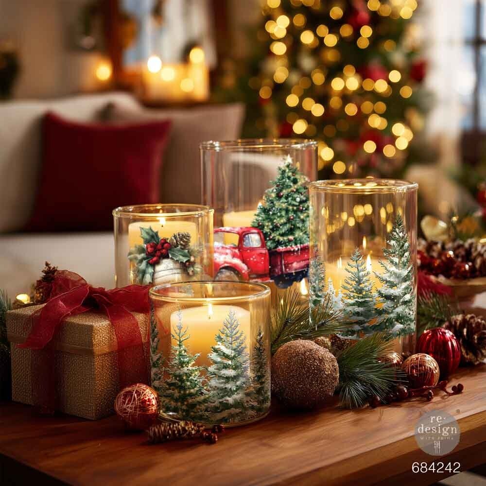 Re-Design with Prima Hometown Holiday 3,25x11,5 Inch Luxe Transfers (2pcs) (684242)