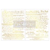 Re-Design with Prima Kacha Gilded Noel Script 8,5x11 Inch Middy Foil Transfers (2pcs) (684150) Re-Design with Prima Kacha Gilded Noel Script 8,5x11 Inch Middy Foil Transfers (2pcs) (684150)