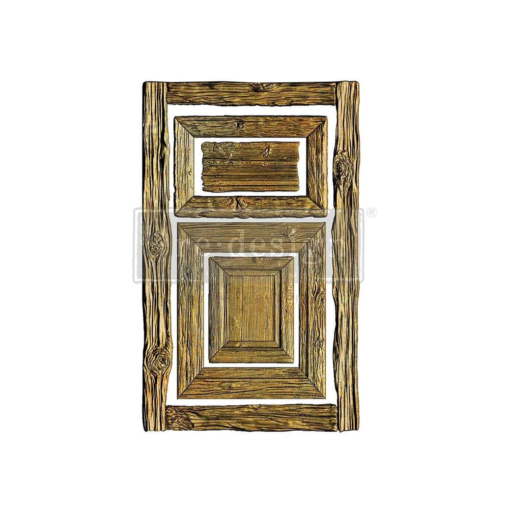Re-Design with Prima Vintage Timber Christmas 5x8 Inch Decor Moulds (685928)