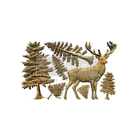 Re-Design with Prima Stag Of The Highlands 5x8 Inch Decor Moulds (684778) Re-Design with Prima Stag Of The Highlands 5x8 Inch Decor Moulds (684778)