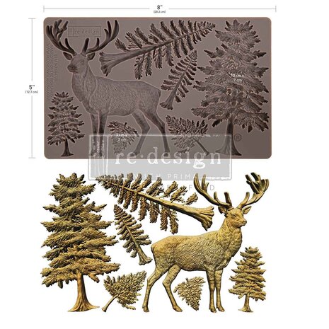 Re-Design with Prima Stag Of The Highlands 5x8 Inch Decor Moulds (684778) Re-Design with Prima Stag Of The Highlands 5x8 Inch Decor Moulds (684778)