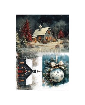 Re-Design with Prima Silent Timber Memoirs A4 Decoupage Fiber Pack (2pcs) (684563)