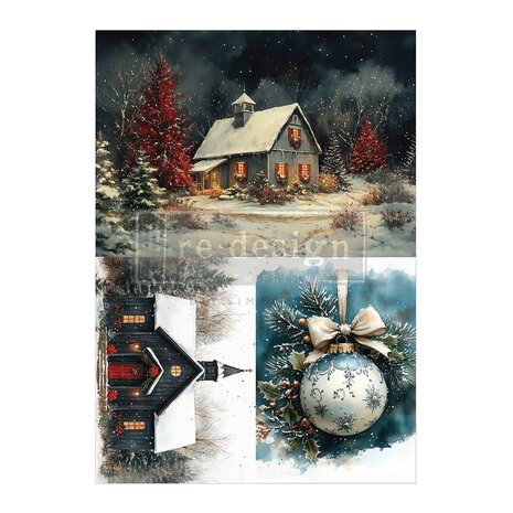 Re-Design with Prima Silent Timber Memoirs A4 Decoupage Fiber Pack (2pcs) (684563)