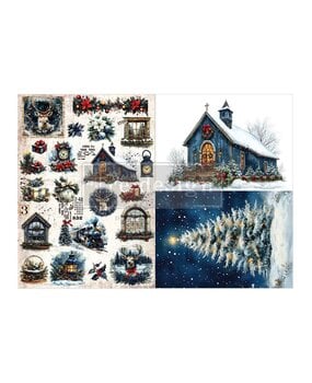 Re-Design with Prima Hearth & Holly A3 Decoupage Fiber Pack (2pcs) (679279)
