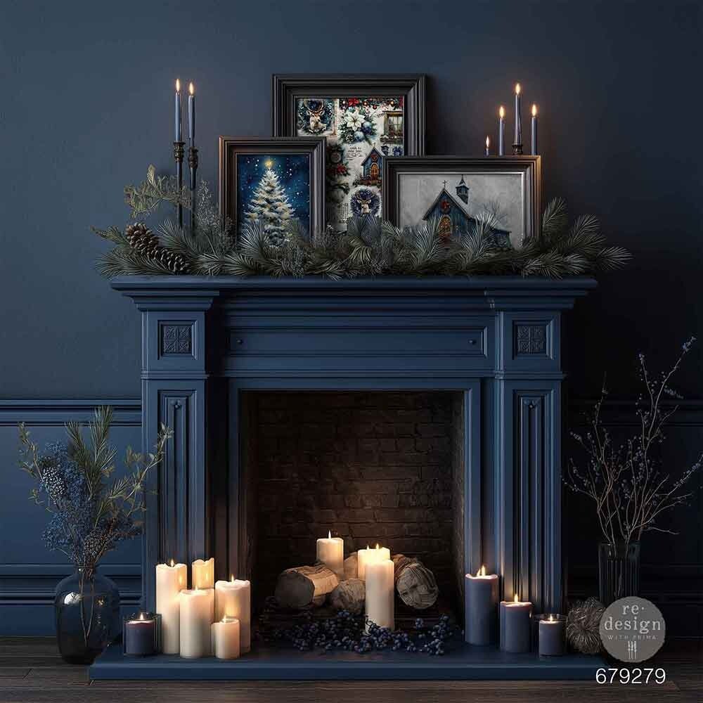 Re-Design with Prima Hearth & Holly A3 Decoupage Fiber Pack (2pcs) (679279)