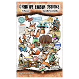 Creative Ember Designs The Travelers A6 Ephemera Die-Cuts Travellers' Friends by Leonie Pujol (CEDEP002)