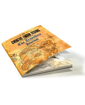 Creative Ember Designs The Travelers 20x20cm Art Journal The Travellers by Leonie Pujol (CEDTJ001)