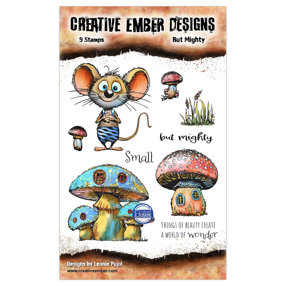 Creative Ember Designs The Travelers A6 Stamp Set But Mighty by Leonie Pujol (CEDTP0013) Creative Ember Designs The Travelers A6 Stamp Set But Mighty by Leonie Pujol (CEDTP0013)