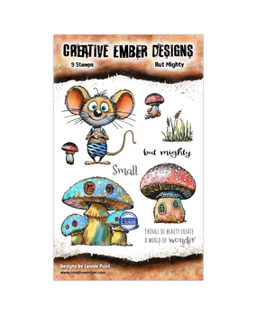 Creative Ember Designs The Travelers A6 Stamp Set But Mighty by Leonie Pujol (CEDTP0013)