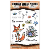 Creative Ember Designs The Travelers A6 Stamp Set Feelin' Foxy by Leonie Pujol (CEDTP0015)