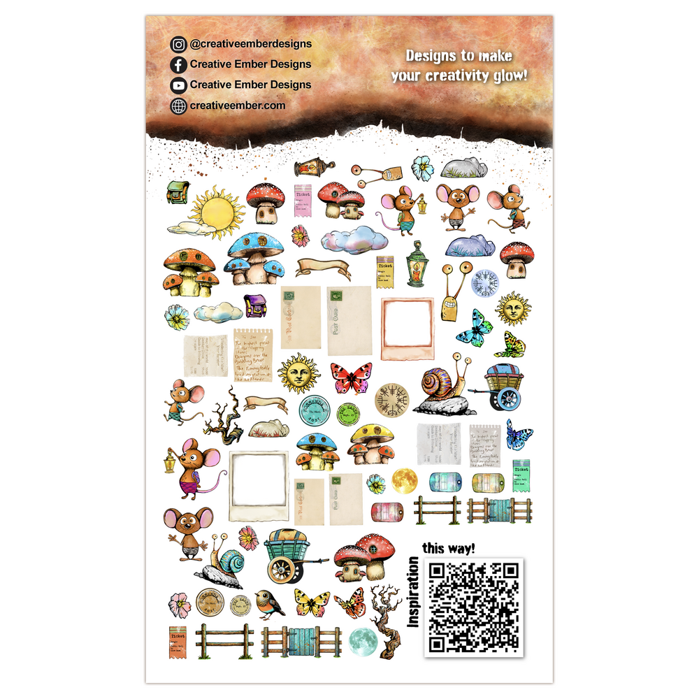 Creative Ember Designs The Travelers A6 Ephemera Die-Cuts Lost Luggage by Leonie Pujol (CEDEP003) Creative Ember Designs The Travelers A6 Ephemera Die-Cuts Lost Luggage by Leonie Pujol (CEDEP003)