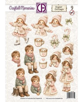 Creatief Art Sugar Cottage 3D Die-Cut Sheet 09 Crafted Memories (CM-009)