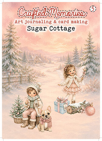 Creatief Art Sugar Cottage Art Journaling Book Crafted Memories (CM-BOEK-005) Creatief Art Sugar Cottage Art Journaling Book Crafted Memories (CM-BOEK-005)