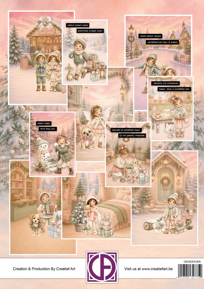 Creatief Art Sugar Cottage Art Journaling Book Crafted Memories (CM-BOEK-005) Creatief Art Sugar Cottage Art Journaling Book Crafted Memories (CM-BOEK-005)