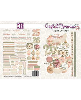 Creatief Art Sugar Cottage Die-Cuts Dutch Crafted Memories (92pcs) (CM-DC-010)