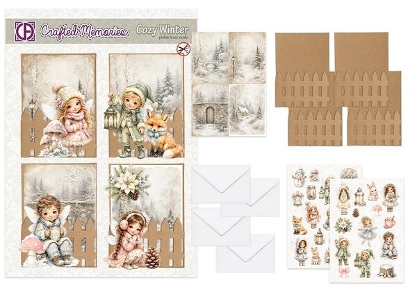 Creatief Art Cozy Winter Card Kit Crafted Memories (CM-KIT-005) Creatief Art Cozy Winter Card Kit Crafted Memories (CM-KIT-005)