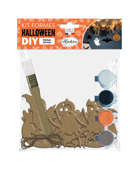 Aladine DIY Deco Set Little MDF Shapes Halloween (85643)