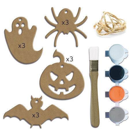 Aladine DIY Deco Set Little MDF Shapes Halloween (85643) Aladine DIY Deco Set Little MDF Shapes Halloween (85643)