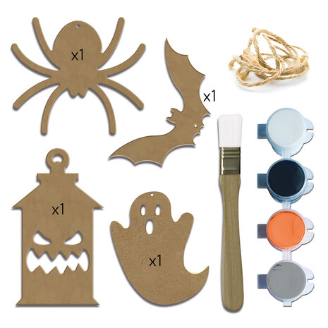Aladine DIY Deco Set Big MDF Shapes Halloween Shapes (85644) Aladine DIY Deco Set Big MDF Shapes Halloween Shapes (85644)