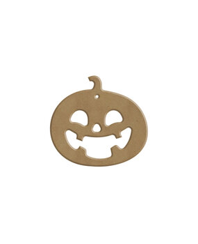 Gomille Halloween MDF Shapes 7x6cm Crazy Pumpkin (4299)