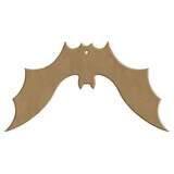 Gomille Halloween MDF Shapes 14x8cm Hanging Bat (4300)