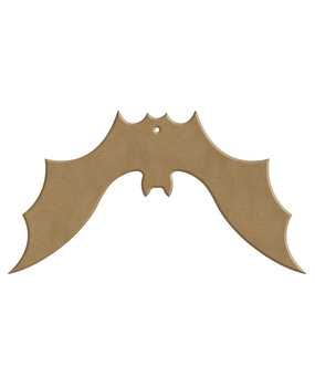 Gomille Halloween MDF Shapes 14x8cm Hanging Bat (4300)