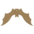 Halloween MDF Shapes 14x8cm Hanging Bat (4300) Halloween MDF Shapes 14x8cm Hanging Bat (4300)
