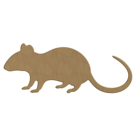 Gomille Halloween MDF Shapes 23x9cm Ground Rat (4302) Gomille Halloween MDF Shapes 23x9cm Ground Rat (4302)