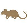 Gomille Halloween MDF Shapes 23x9cm Ground Rat (4302) Gomille Halloween MDF Shapes 23x9cm Ground Rat (4302)