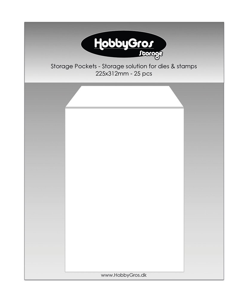 HobbyGros Storage Storage Pockets 225x312mm (25pcs) (SS148)
