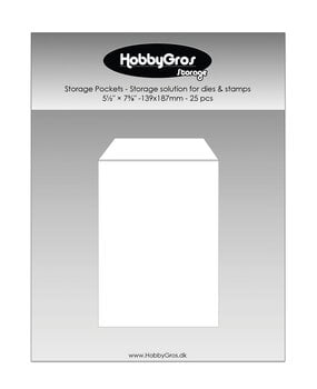 HobbyGros Storage Storage Pockets 139x187mm (25pcs) (SS146) HobbyGros Storage Storage Pockets 139x187mm (25pcs) (SS146)
