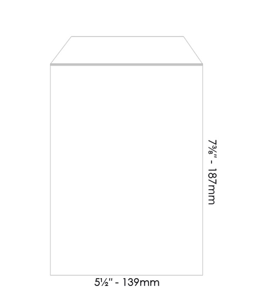 HobbyGros Storage Storage Pockets 139x187mm (25pcs) (SS146)