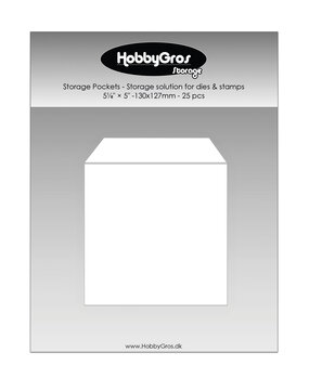 HobbyGros Storage Storage Pockets 130x127mm (25pcs) (SS145) HobbyGros Storage Storage Pockets 130x127mm (25pcs) (SS145)
