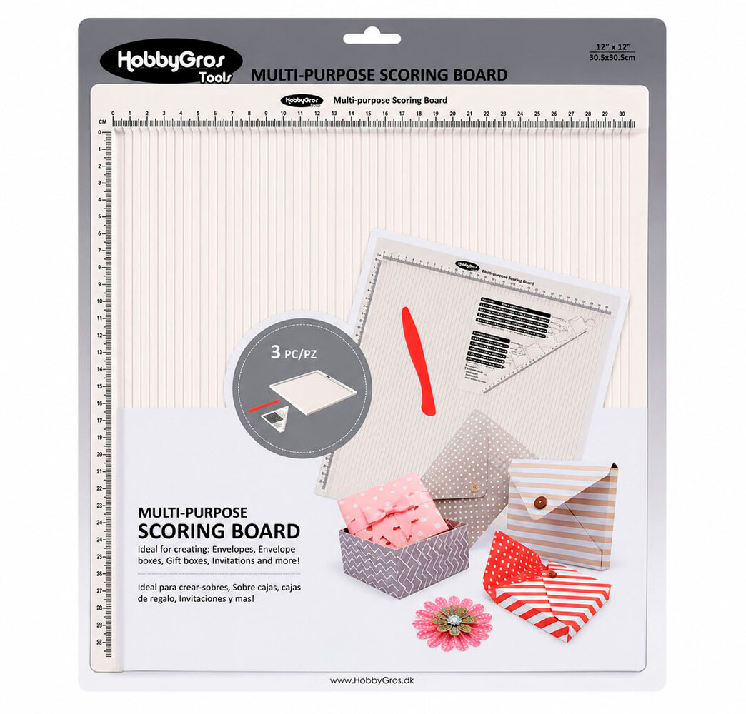HobbyGros Storage Multi-Purpose Scoring Board 12x12 Inch Metric Measurement (HGT046) HobbyGros Storage Multi-Purpose Scoring Board 12x12 Inch Metric Measurement (HGT046)