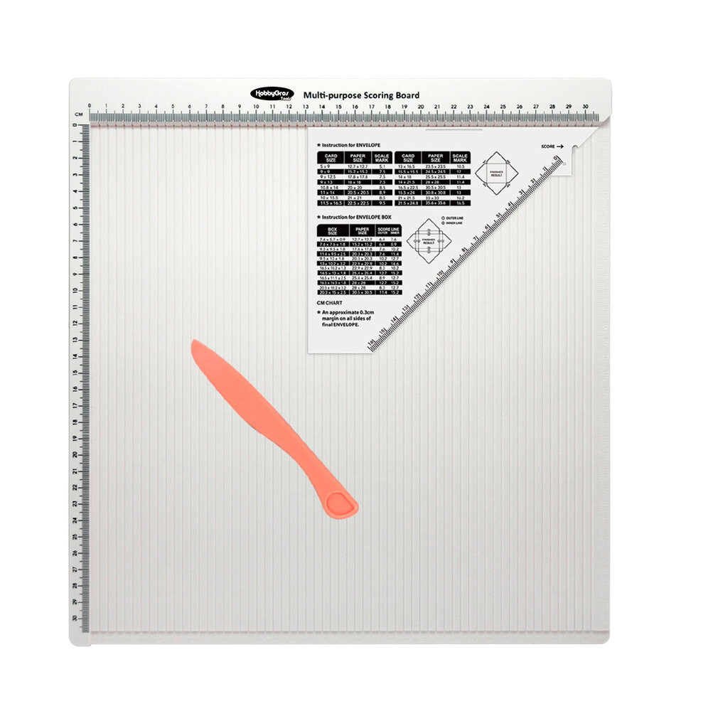 HobbyGros Storage Multi-Purpose Scoring Board 12x12 Inch Metric Measurement (HGT046) HobbyGros Storage Multi-Purpose Scoring Board 12x12 Inch Metric Measurement (HGT046)