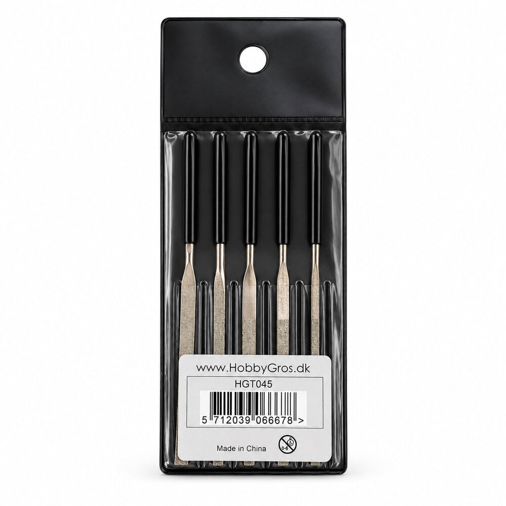 HobbyGros Storage Diamond Files (5pcs) (HGT045)