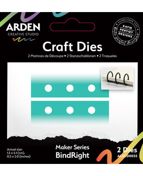 Arden Creative Studio Maker Series Craft Die Set BindRight by Katie Pertiet (ACSCD0035)