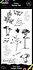 Maker Series 4x8 Inch Clear Stamp Set Ledger Notes by Katie Pertiet (ACSCS0037)