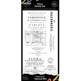 Arden Creative Studio Maker Series 4x8 Inch Clear Stamp Set Typecast Bits by Katie Pertiet (ACSCS0038)