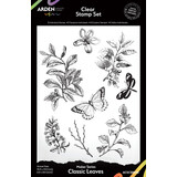 Arden Creative Studio Maker Series 6x8 Inch Clear Stamp Set Classic Leaves by Katie Pertiet (ACSCS0040)