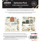 Arden Creative Studio Amber Ledgers Ephemera Pack Journalmakers (37pcs) by Katie Pertiet (ACSEP0017)