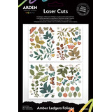 Arden Creative Studio Amber Ledgers Foliage Laser Cuts (85pcs) by Katie Pertiet (ACSLC0013)