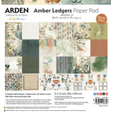 Arden Creative Studio Amber Ledgers 12x12 Inch Paper Pad by Katie Pertiet (ACSPP0031)