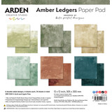 Arden Creative Studio Amber Ledgers 12x12 Inch Paper Pad Solids by Katie Pertiet (ACSPP0032)