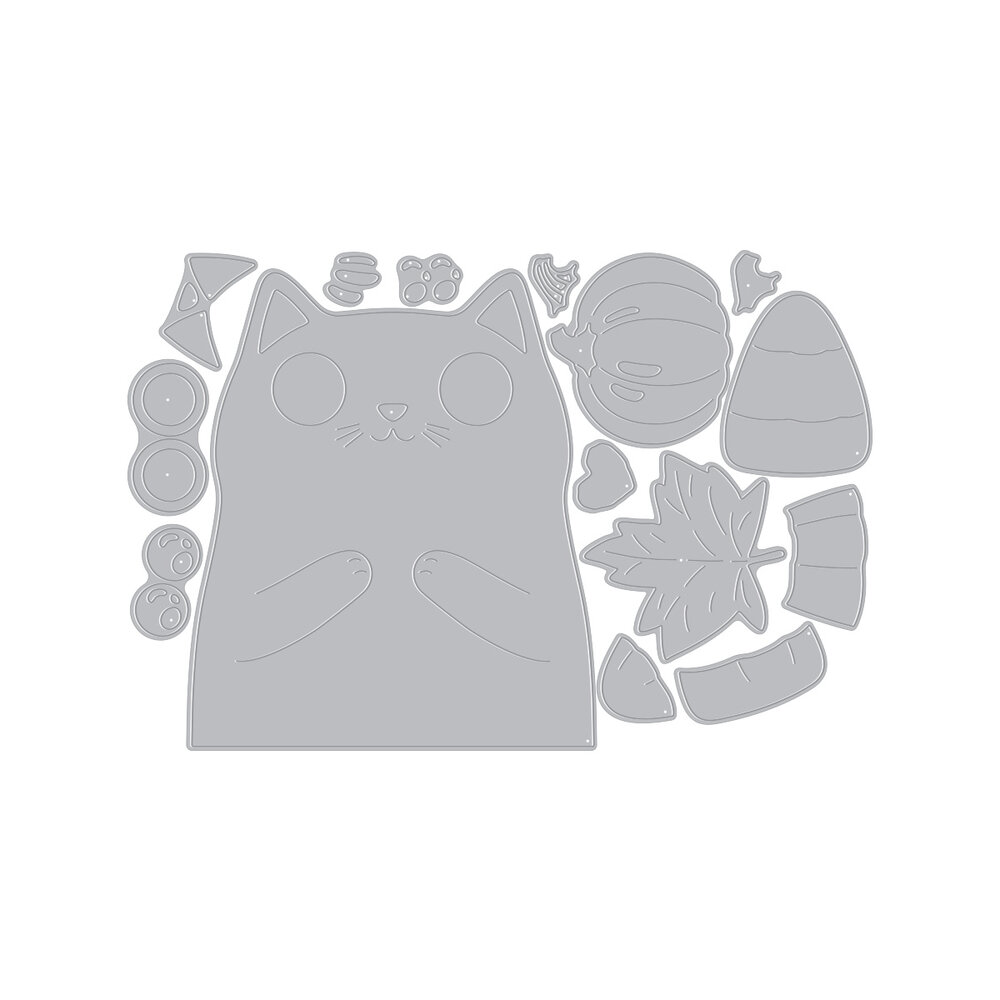 Hero Arts Cozy Season Die Set Kitty Squeezer (DF334) Hero Arts Cozy Season Die Set Kitty Squeezer (DF334)