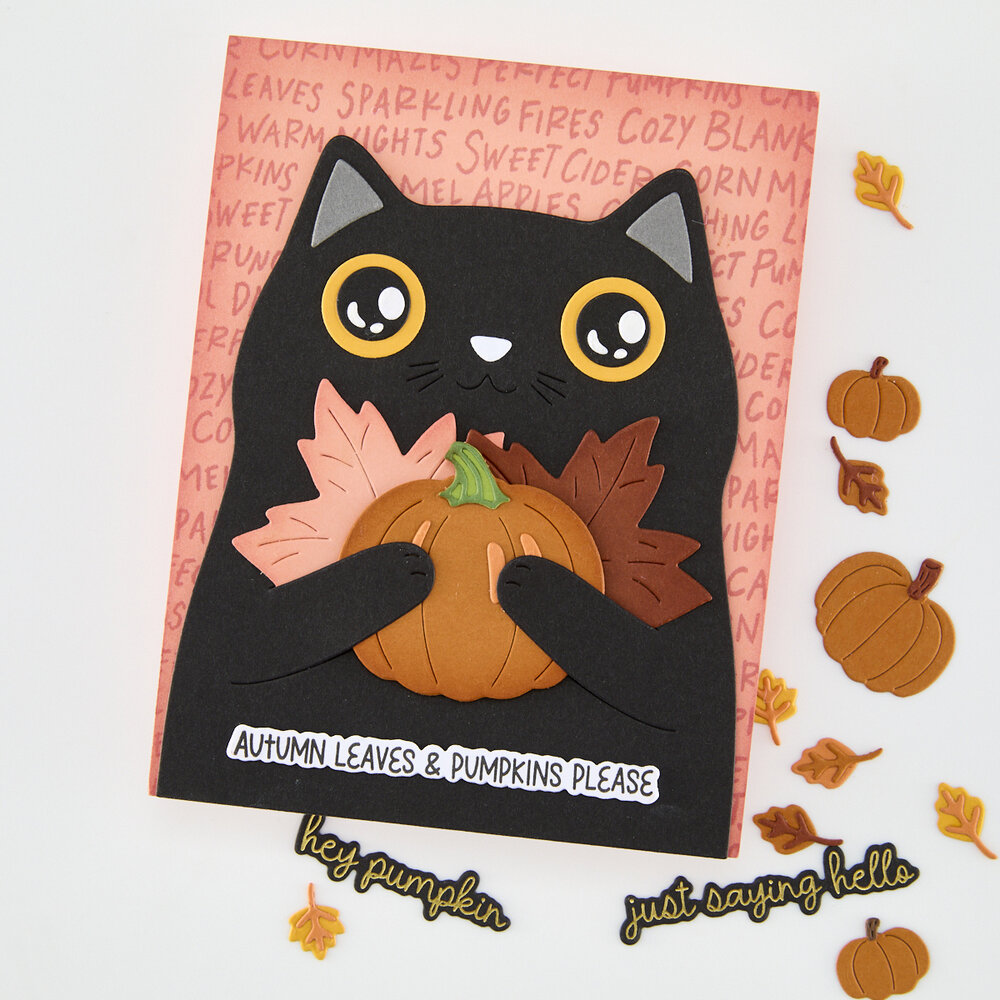 Hero Arts Cozy Season Die Set Kitty Squeezer (DF334) Hero Arts Cozy Season Die Set Kitty Squeezer (DF334)